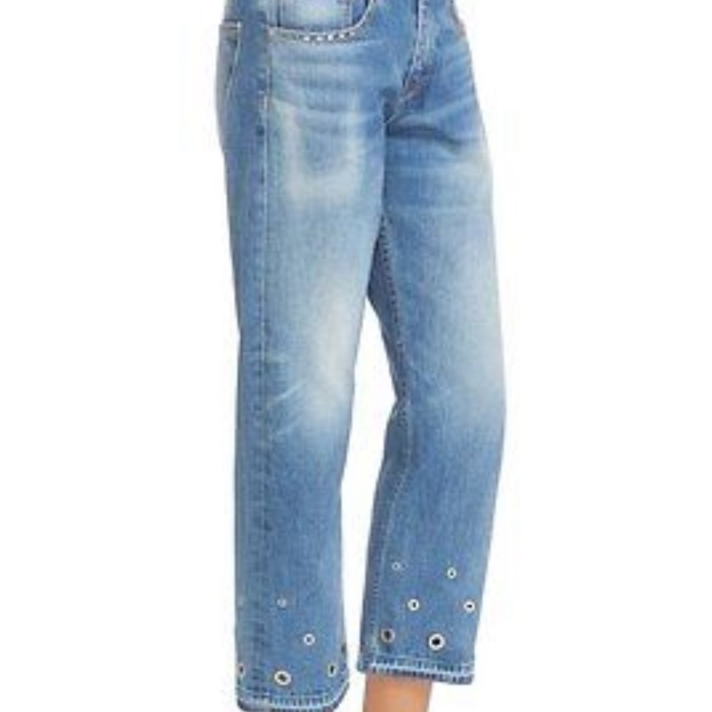 ⭐️HOST PIC⭐️10/3/24 🥂Rag & Bone ‘Riveted’ cropped Jeans, 24. A RARE Rag & Bone! - Picture 11 of 13